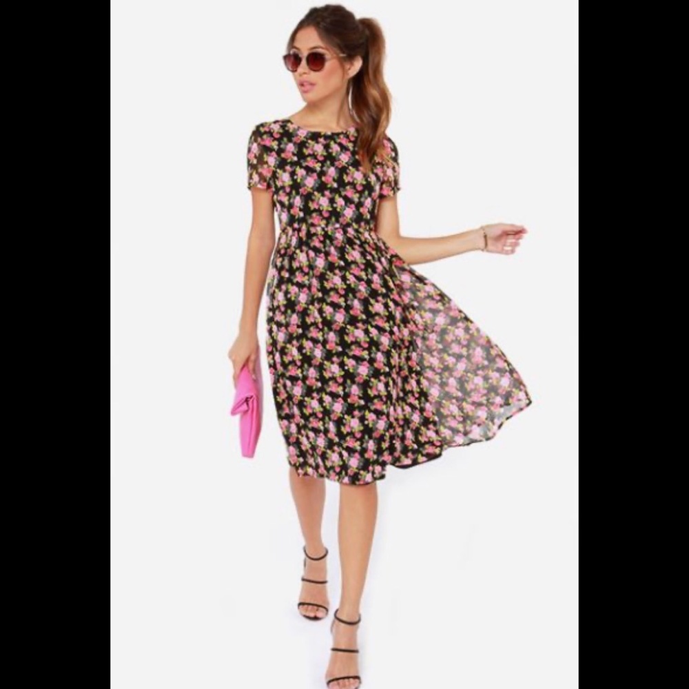 Lucca Coulture floral dress